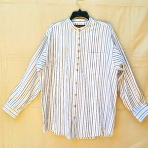 DuluthTrading Men's Button-Up Cotton Shirt Size:Med